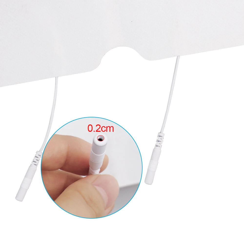 EMS Tens Electrode Pads Gel for Shoulder Back Waist Massage Acupuncture Digital Massager Pulse Muscle Stimulator Electro Pad