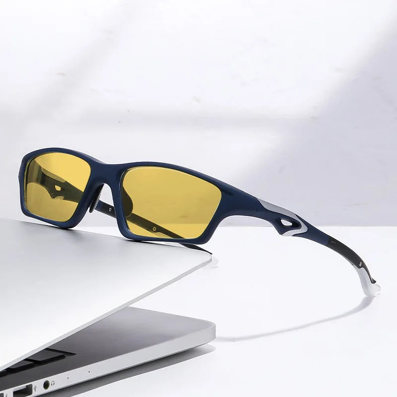 High Quality Night Vision Polarized Sunglasses Men Women Sports Riding Glasses TR90 Cycling Eyewear UV400 Goggle