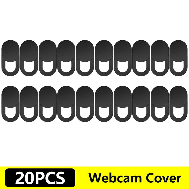 1-20Pcs Ultra-Thin Laptop Webcam Cover Self-adhesive Lens Protector For iPad Tablet PWeb Mobile Phone Lenses Privacy Sticker