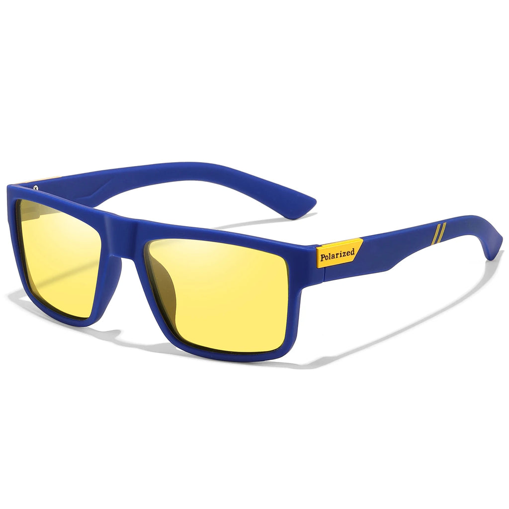 Luxury Square Vintage Polarized Windproof Cycling Sunglasses UV400 Male Eyewear Men Women Fashion Travel Driving Fishing Glasses