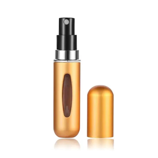 5ml /10ml Mini Portable Bottom-Filling Pump Perfume Bottle Sample Perfume Refillable Spray Bottle Empty Cosmetic Containers Set