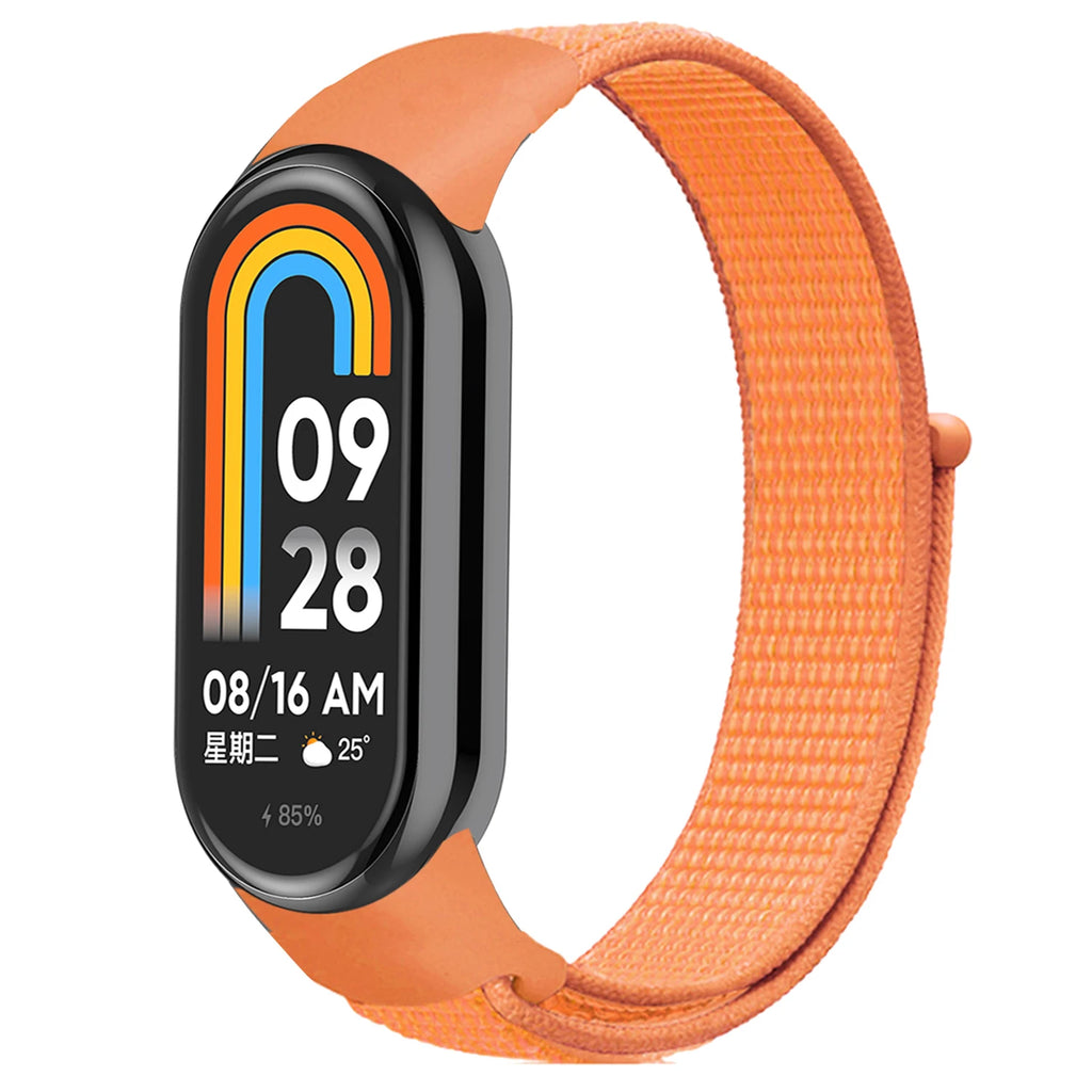 Nylon Loop for xiaomi Mi Band 10 9 8 Straps SmartWatch Wristband Correa Replacement Sport Pulsera for Miband 7 6 5 4 3 Bracelet