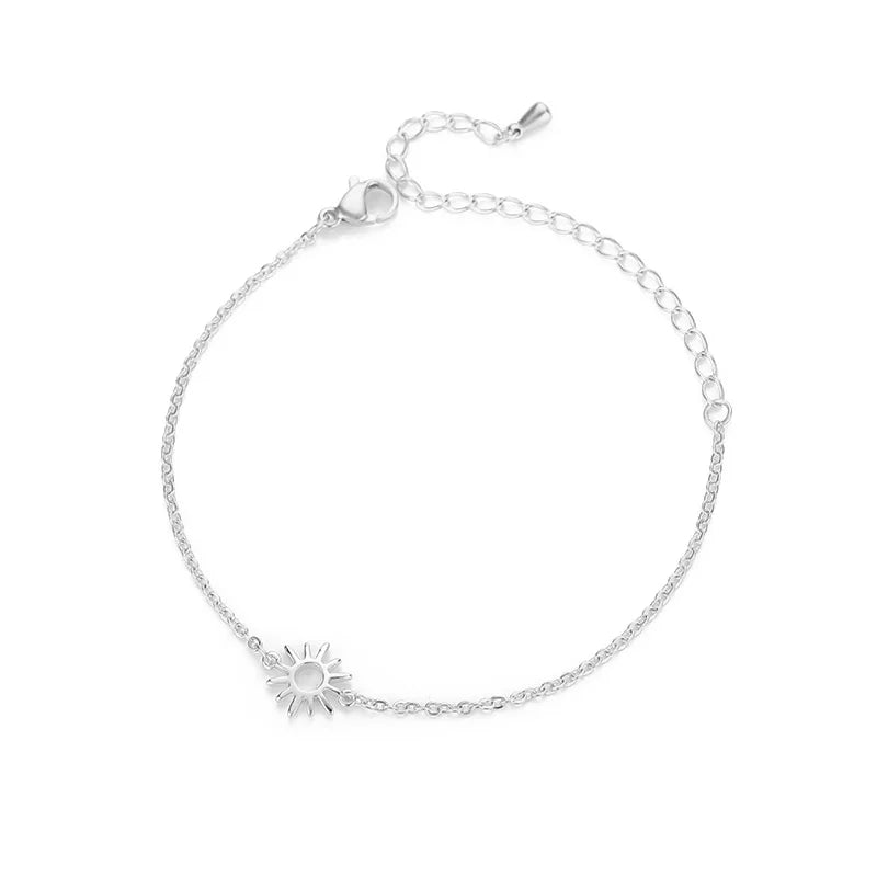 Stainless Steel Beaded Round Snake Chain Bracelets For Women Gold Color Geometric Bracelet Luxury Wedding Party Jewelry Gift