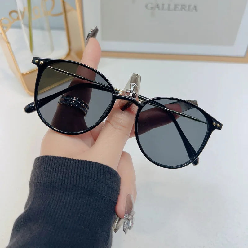 New Round Vintage Sunglasses Women Retro Luxury Designer Sun Glasses For Women's Sunglass Oculos De Sol Shades UV