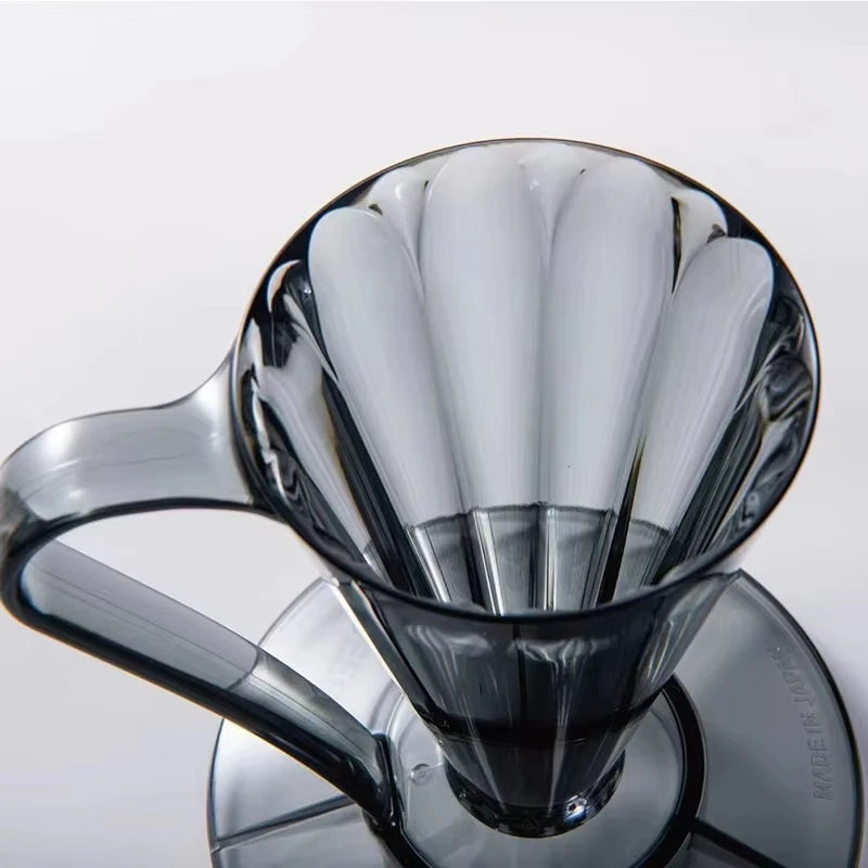V-Shaped Coffee Dripper,Filter Cup,Resin,for 27 Degree Disposable Coffee Filter Paper,Espresso Drip Holder,Coffee Accessories