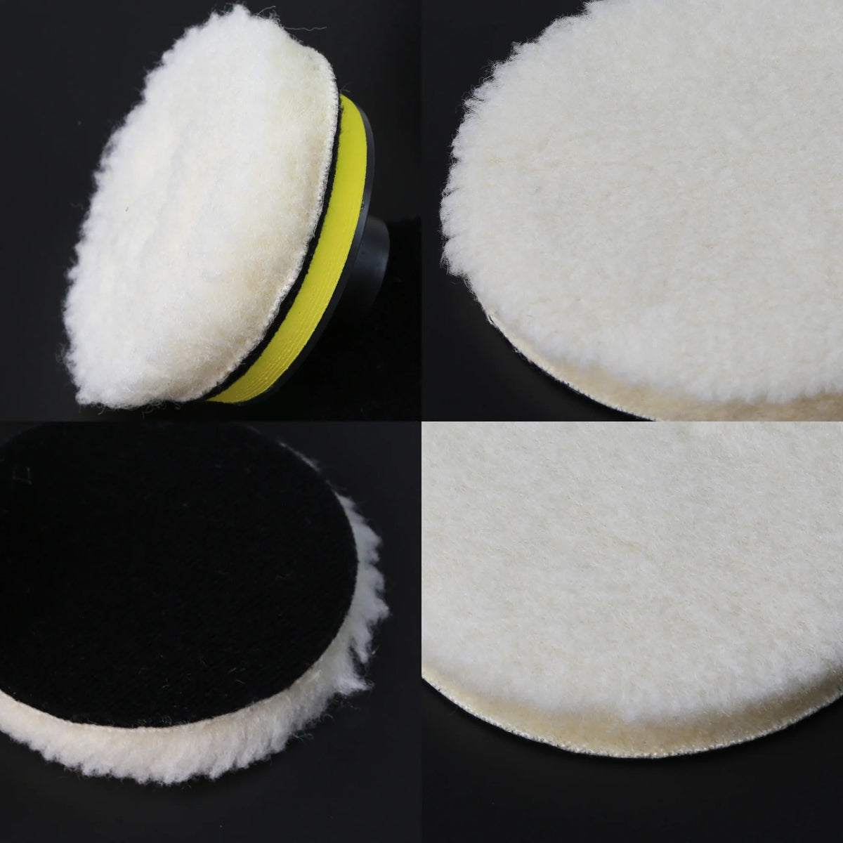 10PCS (8Pads+1Sucker+1Screw) Car Polishing Waxing Buffing Wheel Pad Car Polisher Kit for Auto M10/M14 Drill Connector