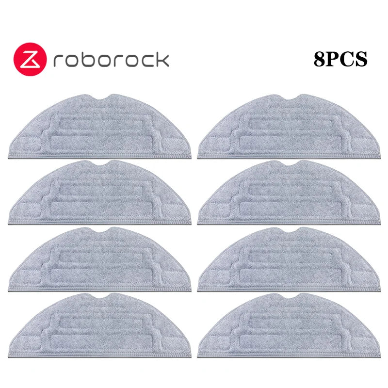 Roborock S8 Pro Ultra S8+ Robot Vacuum Spare Parts Main Side Brushes Mop Cloths HEPA Filters Dust Bags Accessories