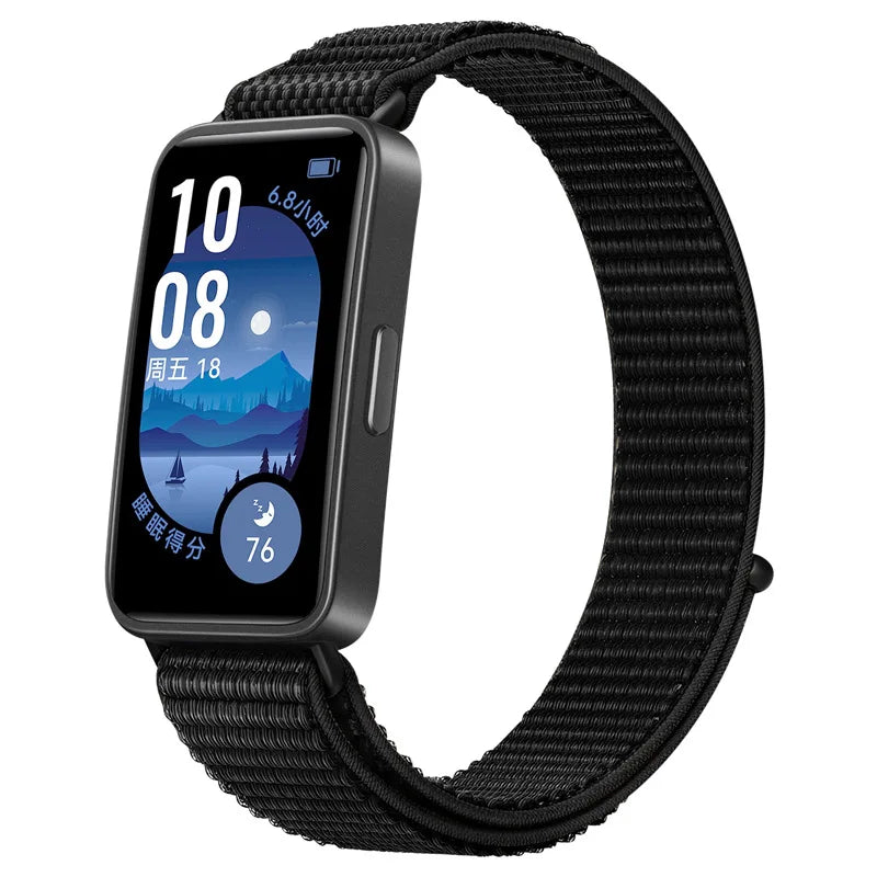 Sports Nylon Loop Strap for Huawei Band 11/11 Pro/10/9/8 Official Replacement Bracelet Belt Huawei Band 11 Wristband Accessories