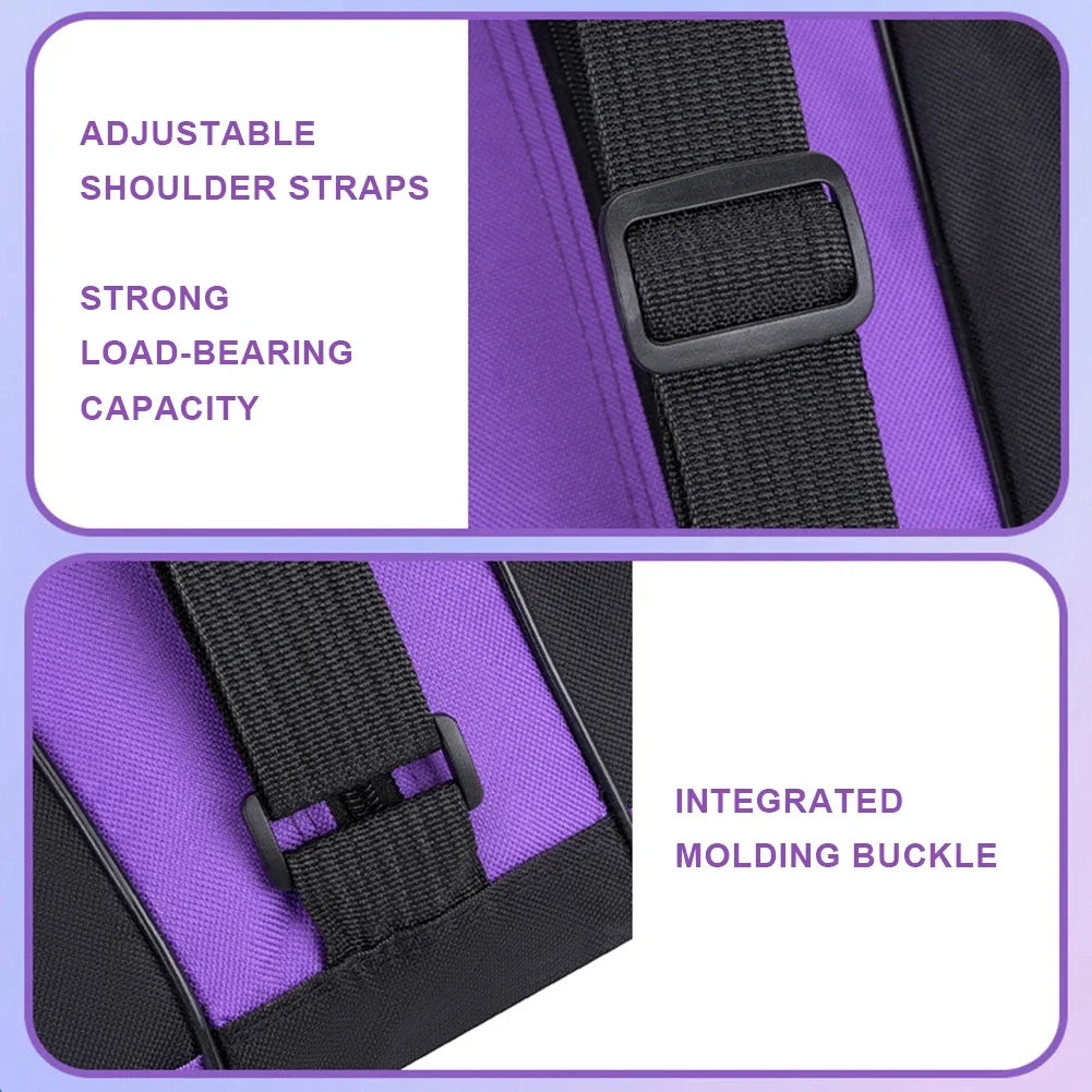 TINSOL New 1PC Portable Roller Skates Bag Ice Skating Bag Large Capacity Breathable Kids Inline Skates Bag Skates Storage Bag