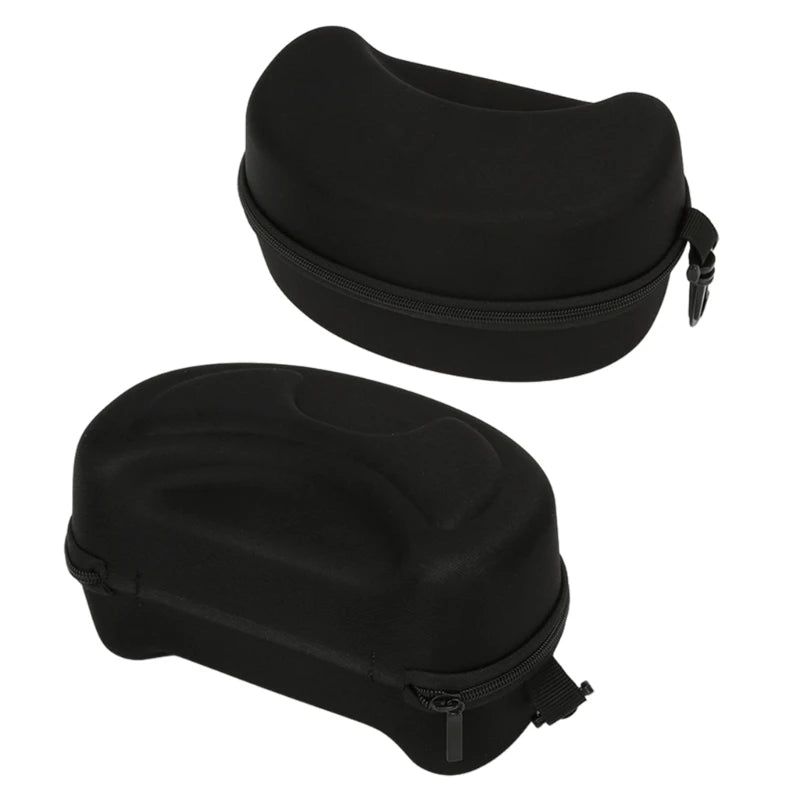 EVA Goggles Protective Case for Ski and Snowboard Eyewear of All Shapes & Sizes, Snowboard Goggles Case with Carabiner