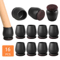 16PCS Silicone Chair Legs Pads Non-Slip Felt Chair Feet Caps Furniture Floor Protectors No Scratches Reduce Noise Home Decor