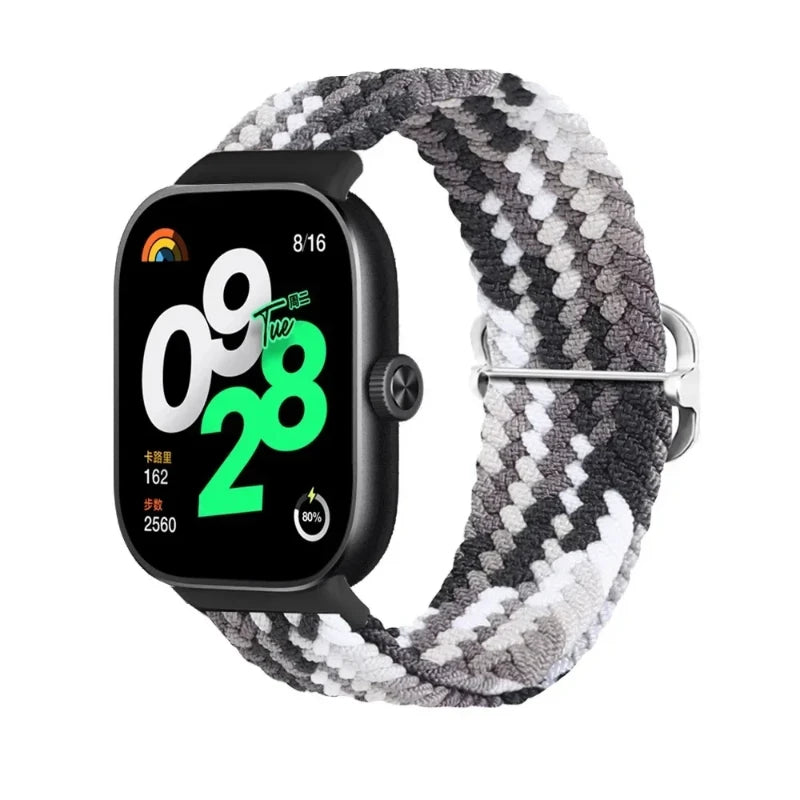 Nylon Strap For Xiaomi Mi Band 10 7 9 8 Pro Elastic adjustable Braided solo loop Replacement Bracelet Correa Redmi watch 4 5 6