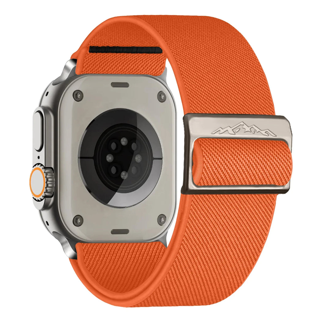 Nylon Strap for Apple Watch Ultra 2 Band 49mm 9 8 7 45mm 41mm 44mm 40mm 42mm Braided Elastic Bracelet for IWatch Series 6 SE 5 4