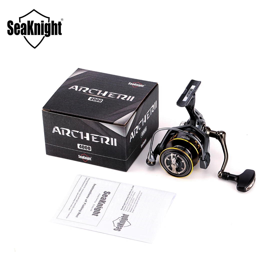 SeaKnight Brand ARCHER2 Series 5.2:1 4.9:1 Spinning Reels Fishing Wheel 12-28LB Power Super Strong CNC Spool Freshwater Fishing