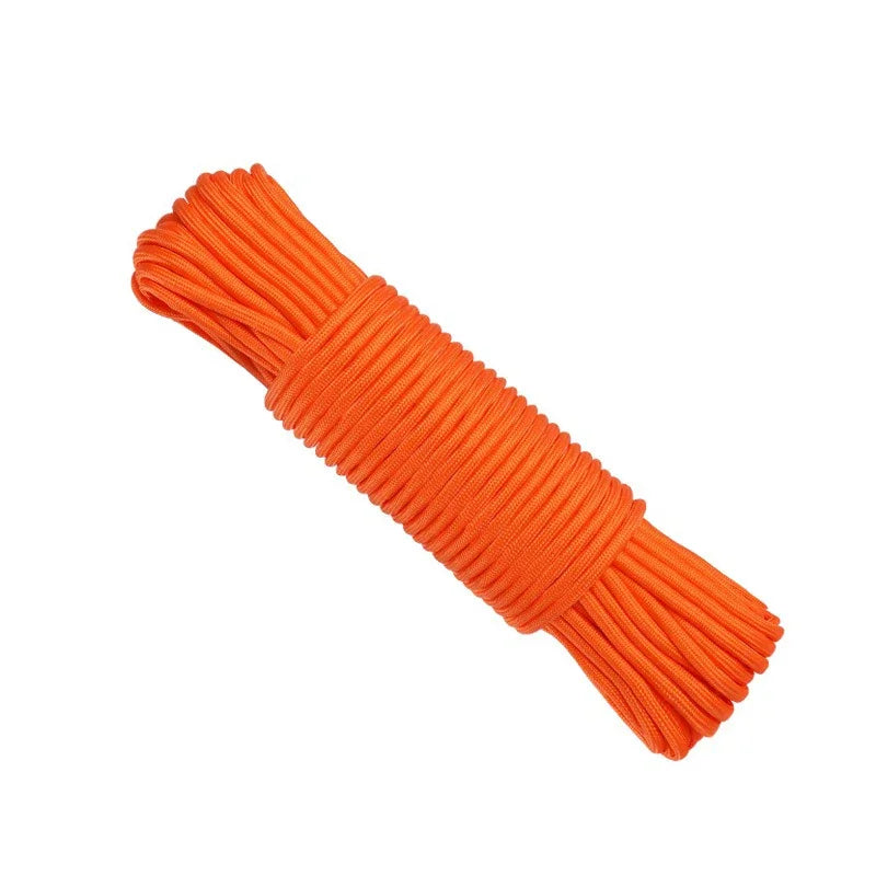 15 Strand Core Cord Lanyard Rope 6mm-10/30 Meters,Durable Nylon,Multi-Functional for Camping, DIY Making,and Outdoor Accessories