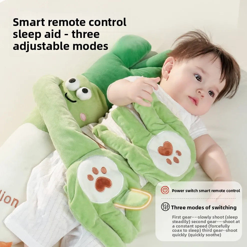 Cute Baby Sleeping Pillow Startle Prevention Scallion Banana Style Baby Patter Sleep Toy Newborn Bedding Automatic Palm Patting