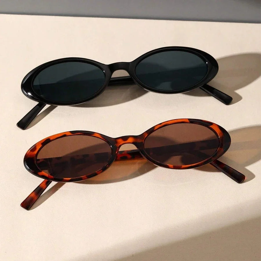 Sexy Small Oval Women's Sunglasses 2026 New Fashion Leopard Brown Hot Sun Glasses Female Retro Colorful Shade Eyeglass