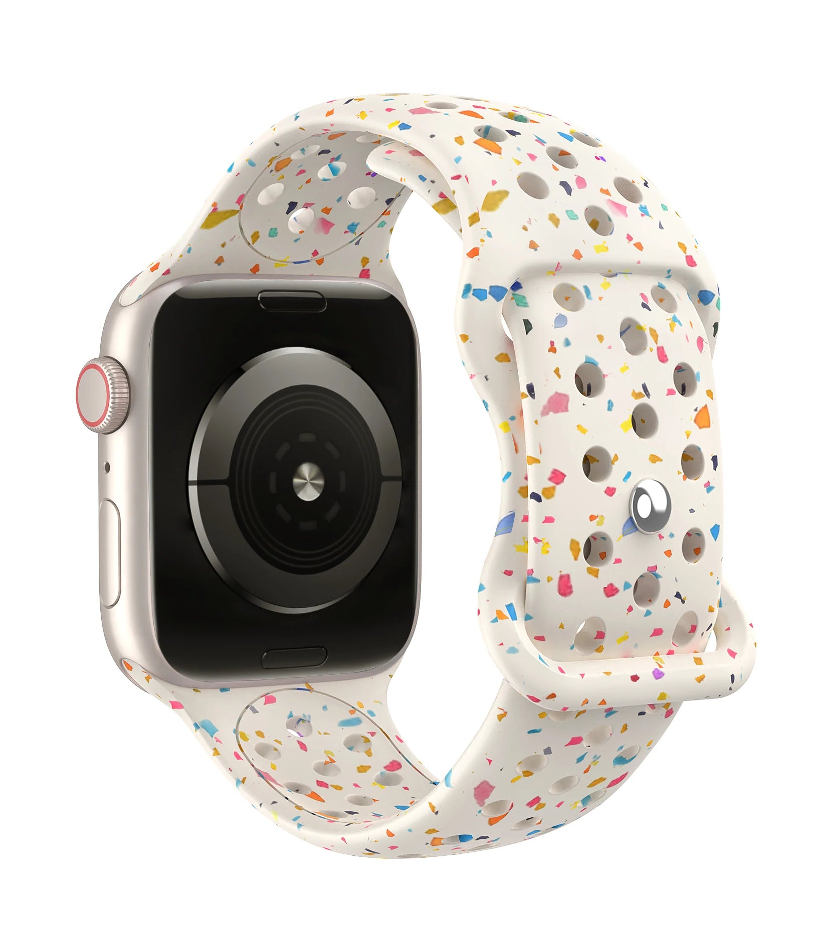 Silicone Strap for Apple watch band 40mm 41mm 45mm 44mm 46mm 49mm 42mm Breathable bracelet iwatch Series 11 10 9 8 SE 3 Ultra 2