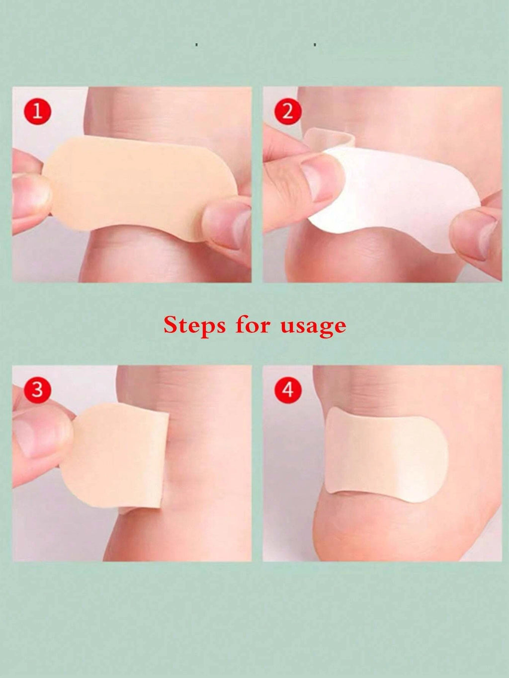 20/40/35/70/105Pcs Anti-Friction Heel Pads, Invisible Shoe Liners For High Heels, Leather Shoes, Can Be Reused,Pain Relief