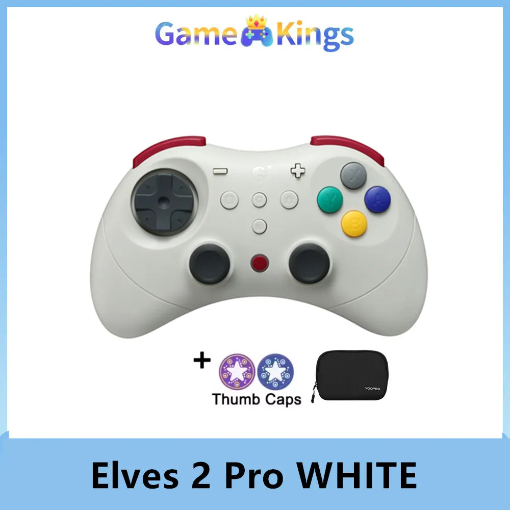 GuliKit Elves 2 Pro Wireless Gaming Controller for Switch 2,Windows,iOS & Android, Hall Effect Joysticks,1000Hz Polling Rate
