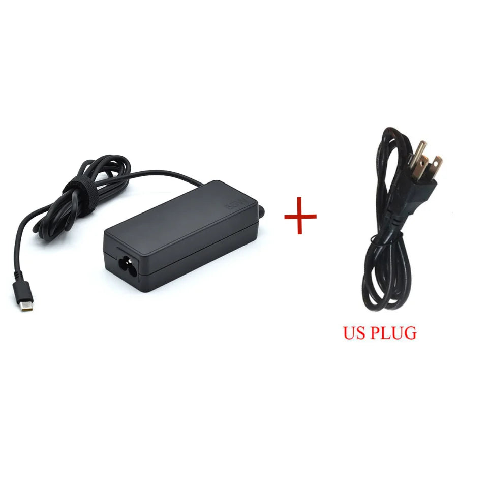 Notebook Power Adapter 65W 20V3.25A Laptop Charger with Type-C Interface Compatible with EU Plug for Part ASUS/Lenovo/HP Laptops
