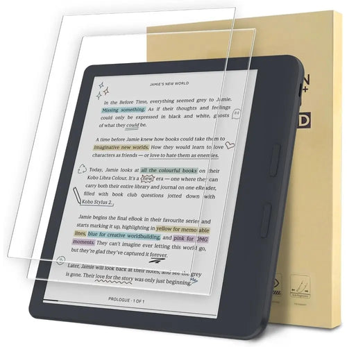 2PCS Tempered Glass Screen Protector 6/7/10.3 inch eReader Protective Film For KOBO Clara 2E Libra Colour BW 2024