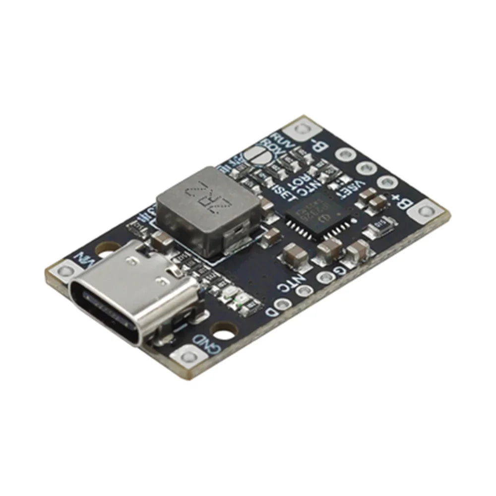 Type-C USB 2-3S BMS 15W 8.4V 12.6V 1.5A Lithium Battery Charging Boost Module With Balanced Support Fast Charge With Indicator