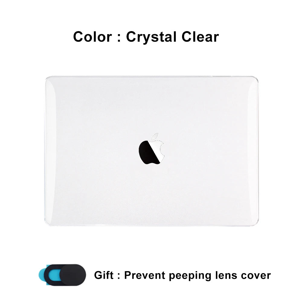 Laptop Cases for MacBook Air 15 Case M5 M4 A3448 A3241 Touch ID Pasta MacBook Air 15.3 Inch 2024 M3 A2941 M2 A3114 Funda Shell
