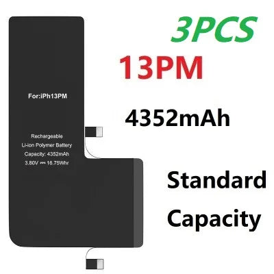 Wholesale Diagnostic Battery Standard Capacity 0 Cycle No Pop Up 100% Heath On IOS 18 26 For Iphone 12 13 14 15 Pro Max