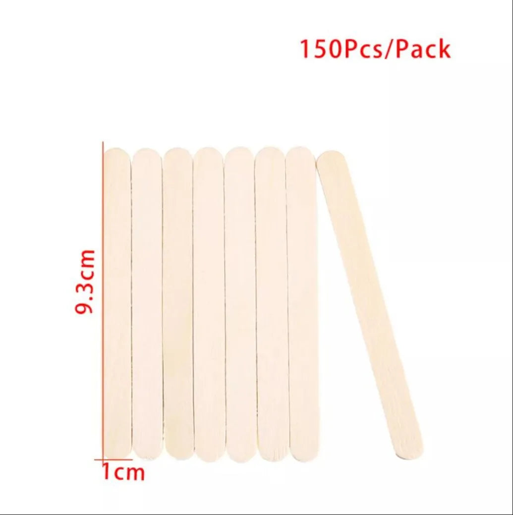 50/100/150Pcs Resin Tool Epoxy Stirring Stick Popsicle Ice Cream Stick Handmade DIY Resin Mold Wood Ice Pop Sticks Making Tools