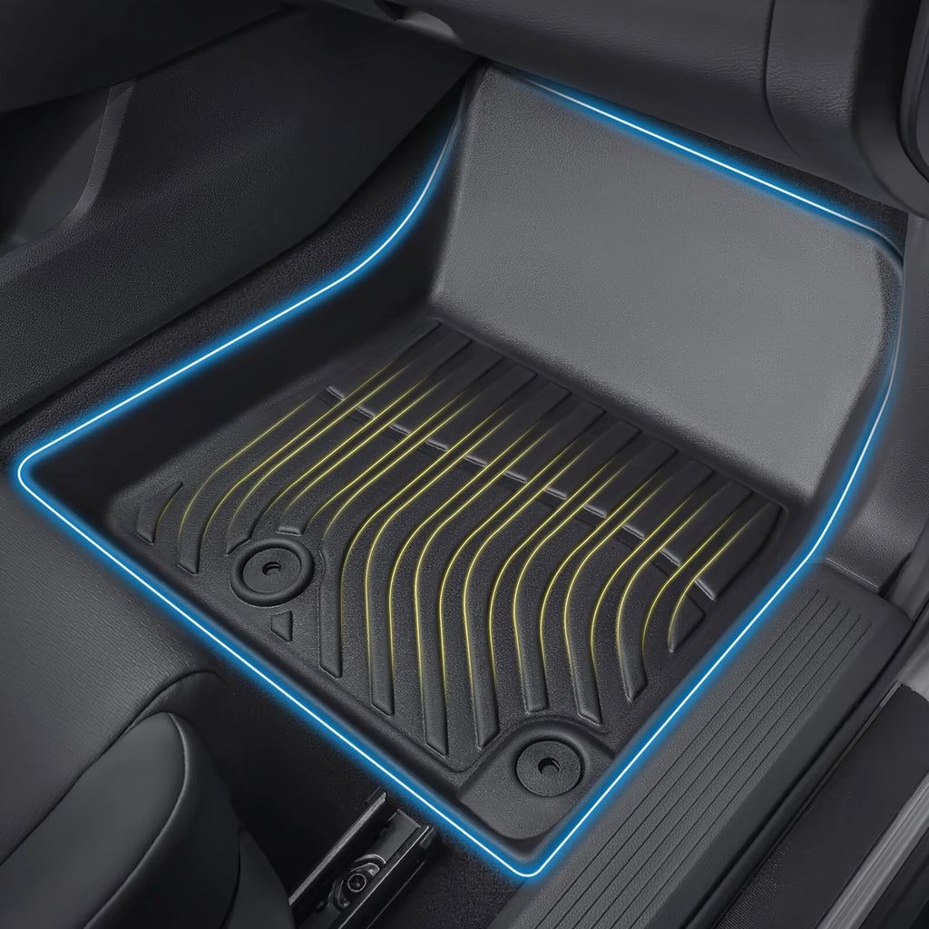 Orealauto Car Floor Mats Replacement For Toyota Camry 2012-2017 Durable Odorless Front Rear Heavy Duty Carpeted Storage