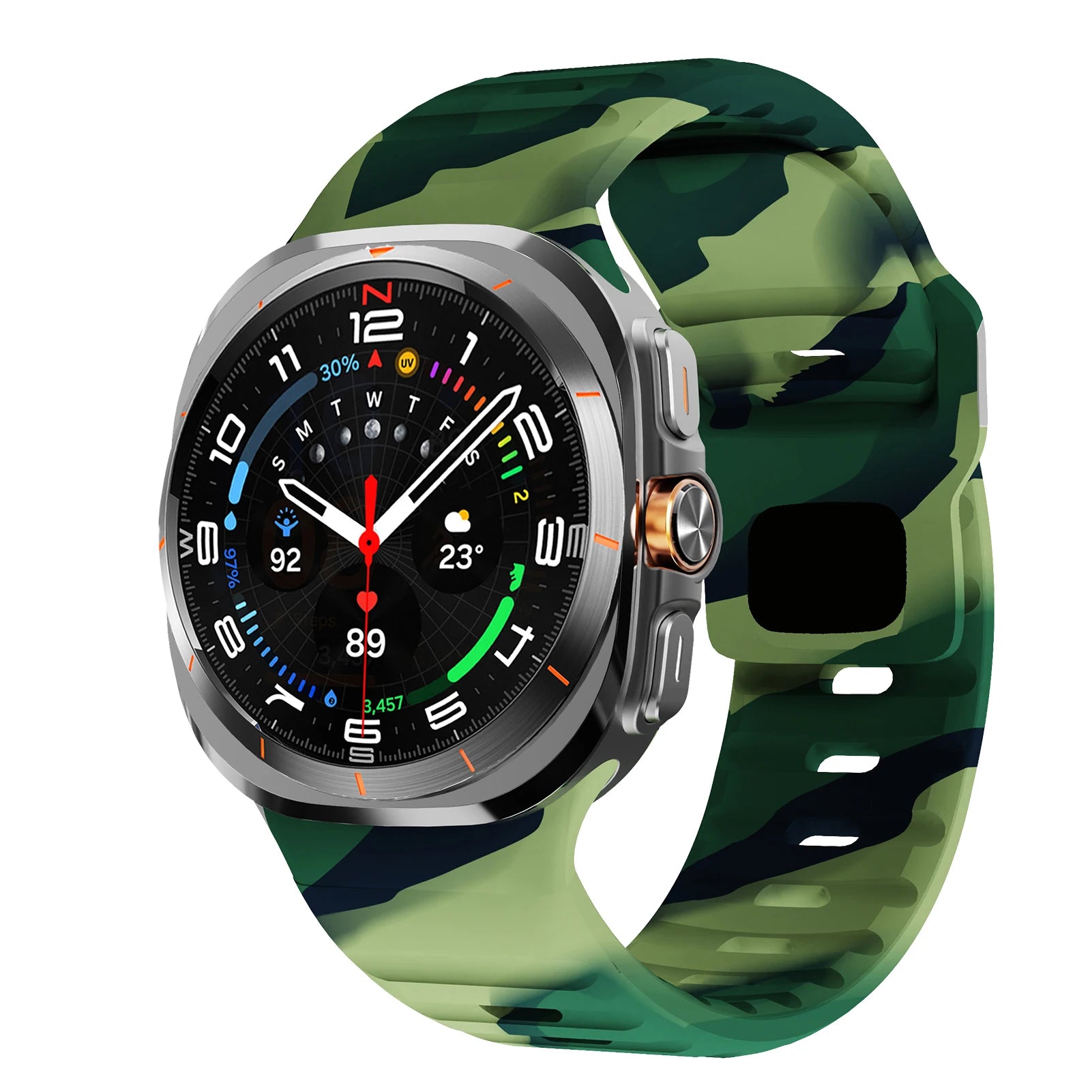For Samsung Galaxy Watch 7 Ultra Strap 47mm Accessories correa Sport Silicone Bracelet For Samsung Galaxy Watch ultra band 47 mm