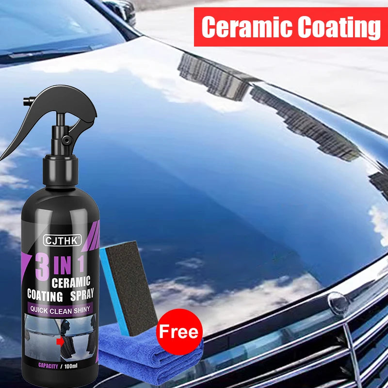 Ceramic Coating Car Nano Coating Agent Crystal Coating Liquid Hydrophobic Anti-Scratches Car Wax Coating Car Polishing Coating