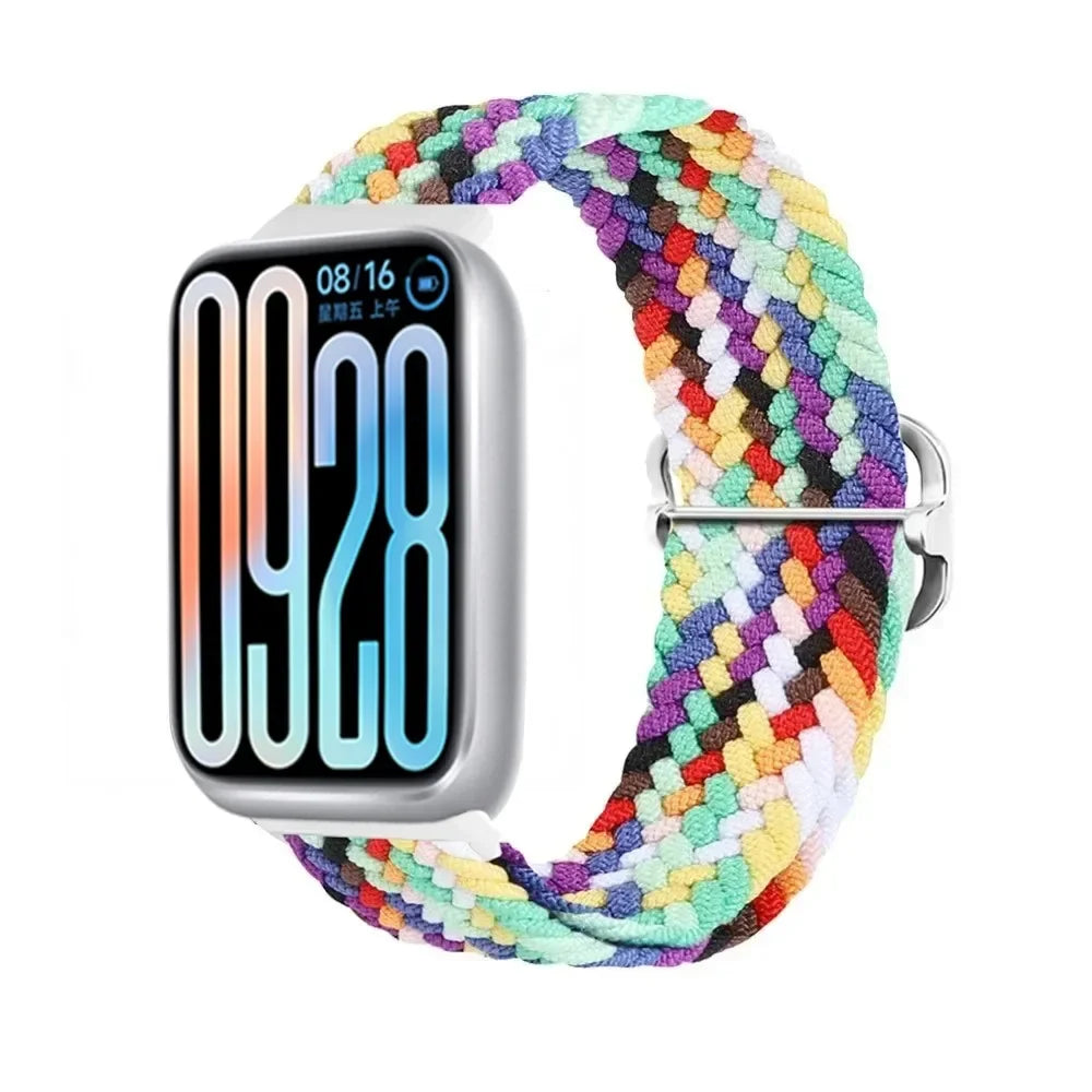Nylon Strap for Xiaomi Redmi Watch 4/5/6 Adjustable Wristband Sport Watchband for Mi band 9 Pro/Mi Band 8 Pro Belt Accessories