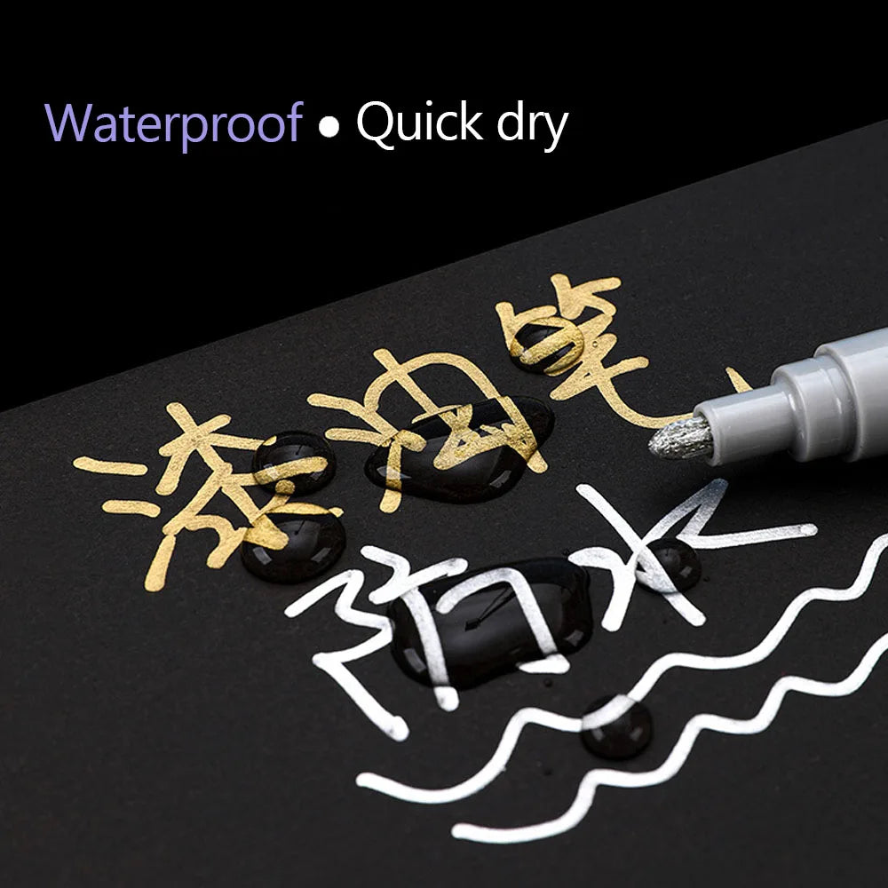 Car Paint Scratch Repair Pen for Cars Coat Scratches Touch Up Remover Tire Oily Mark Pen Waterproof Paint Pencil Car Accessories