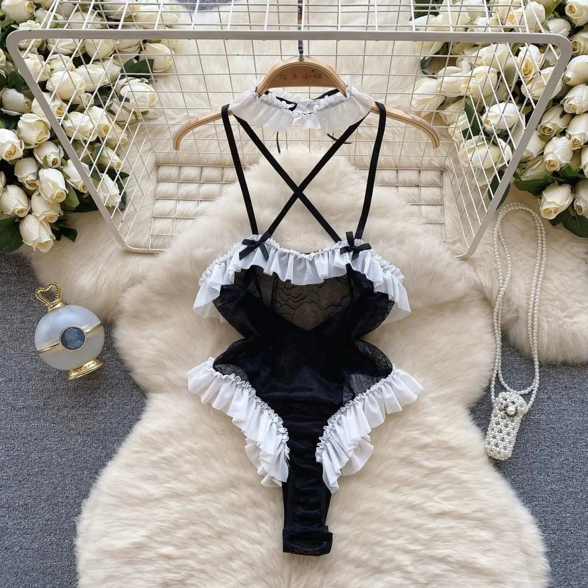 Woman Fashion Comfortable Jumpsuit Women Uniform Sexy Party Hotsweet Outfit Women Cool style Long Sleeve Jumpsuit Set Halloween