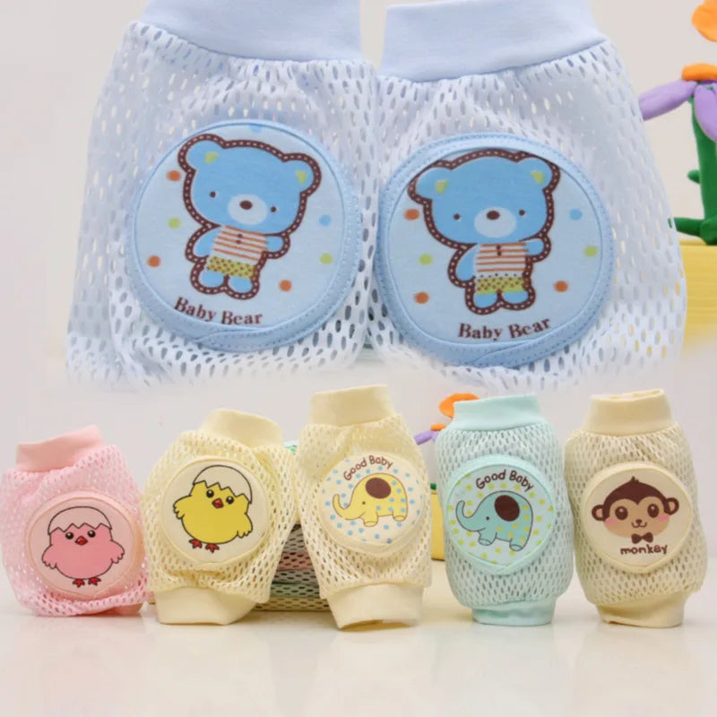 Baby Accessories Knee Pads Safety Bear Girl Boy Kids Crawling Gaiter Toddlers Slip Protector Infant Animal Cushion Brace Car