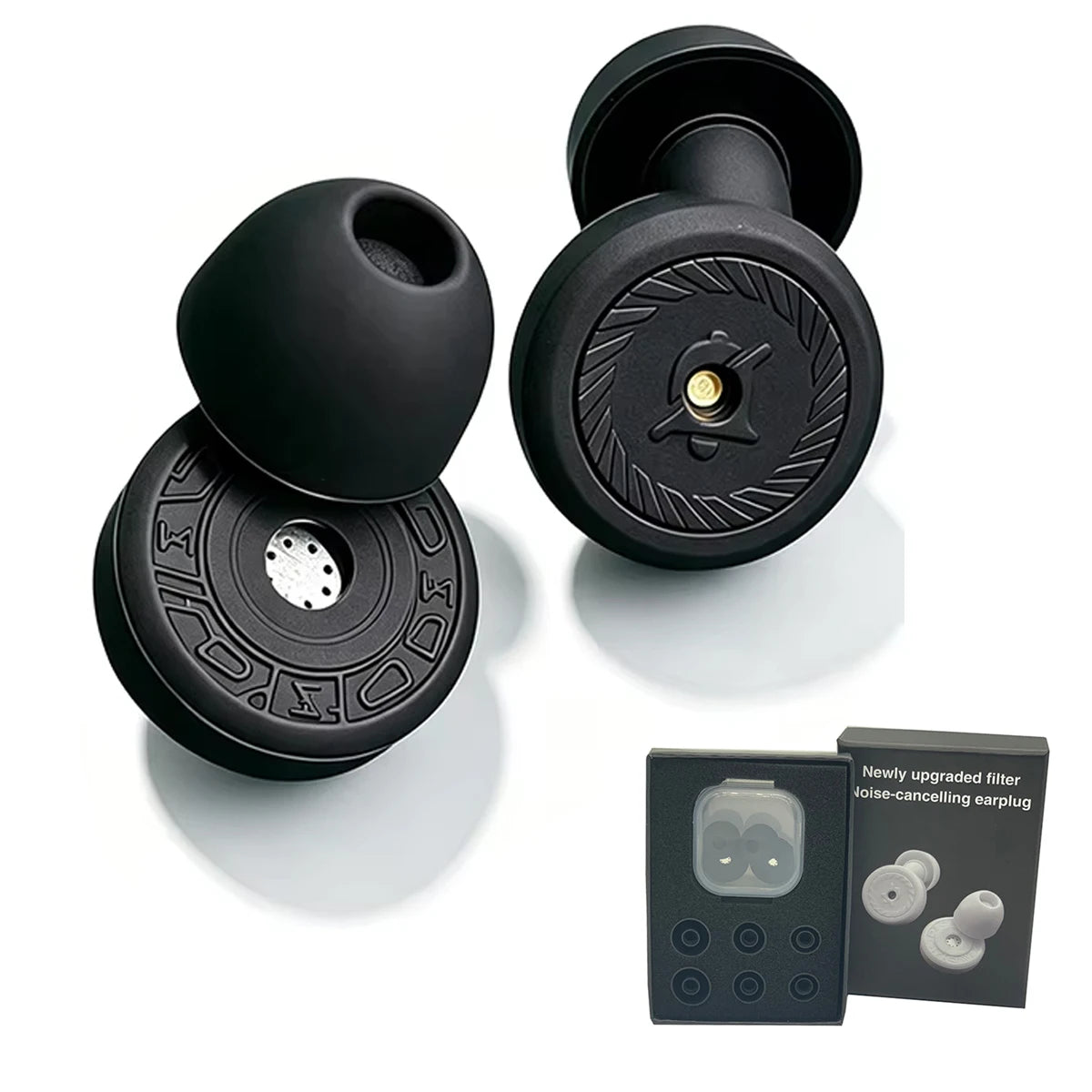 Reusable Noise Cancelling Ear Plugs for Sleeping Soft Silicone Noise Reduction Earplugs for Snoring Travel Hearing Protection