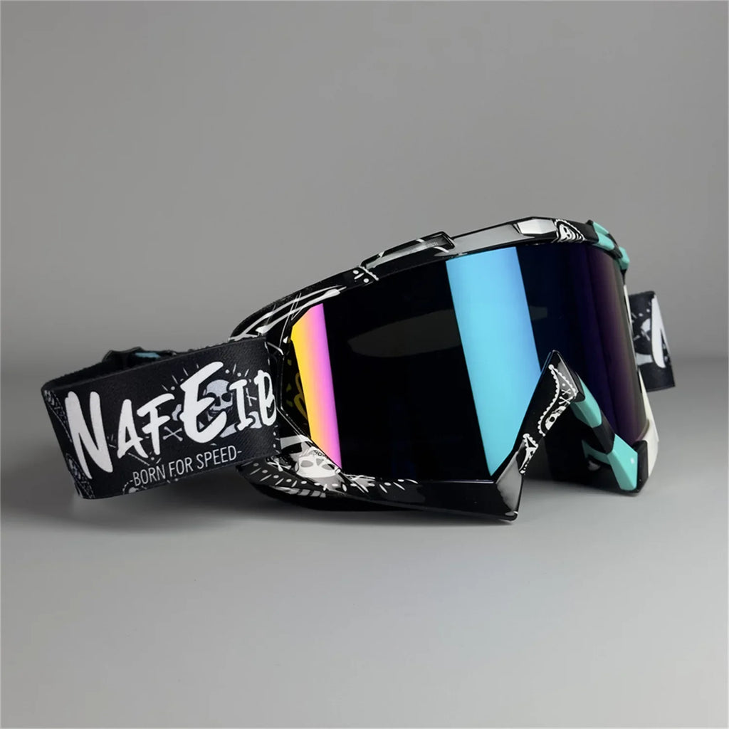 Latest Motorcycle Goggles for Men. Off-road Sunglasses. Safety Protection. MX Night Vision Helmet Visor. Retro Driving Glasses.