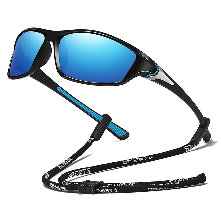 Men And Women  Eyewear Outdoor Sports Sunglasses With Chain Cycling Climbing Skiing Fishing Vintage Sun Glasses