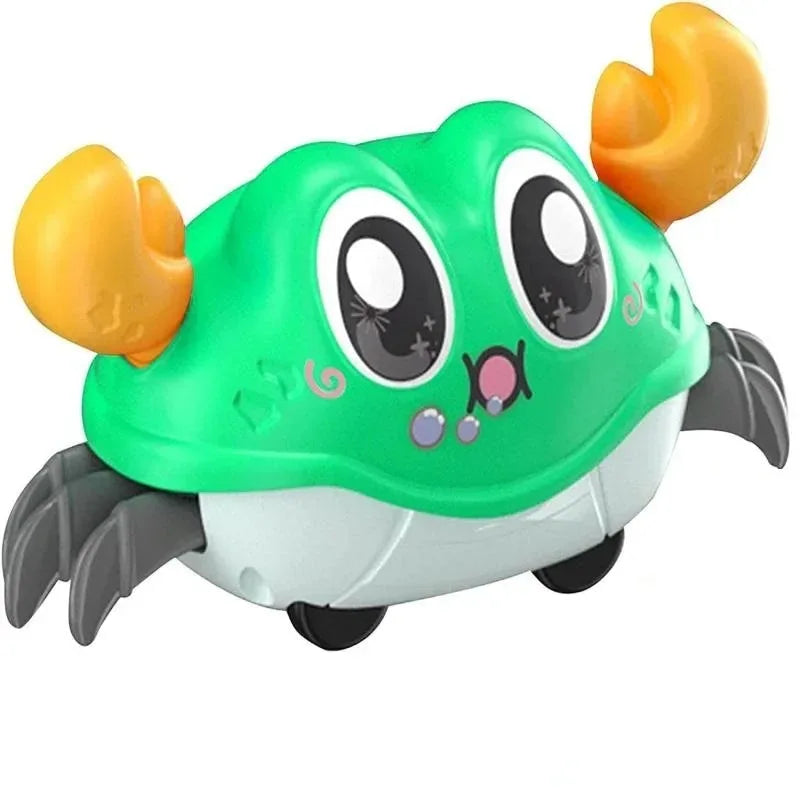 Children's Fun Double Return Force Left and Right Shake Simulation Crab Toy Baby Running Bubble Simulation Crab Crawling