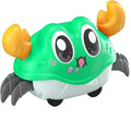 Children's Fun Double Return Force Left and Right Shake Simulation Crab Toy Baby Running Bubble Simulation Crab Crawling
