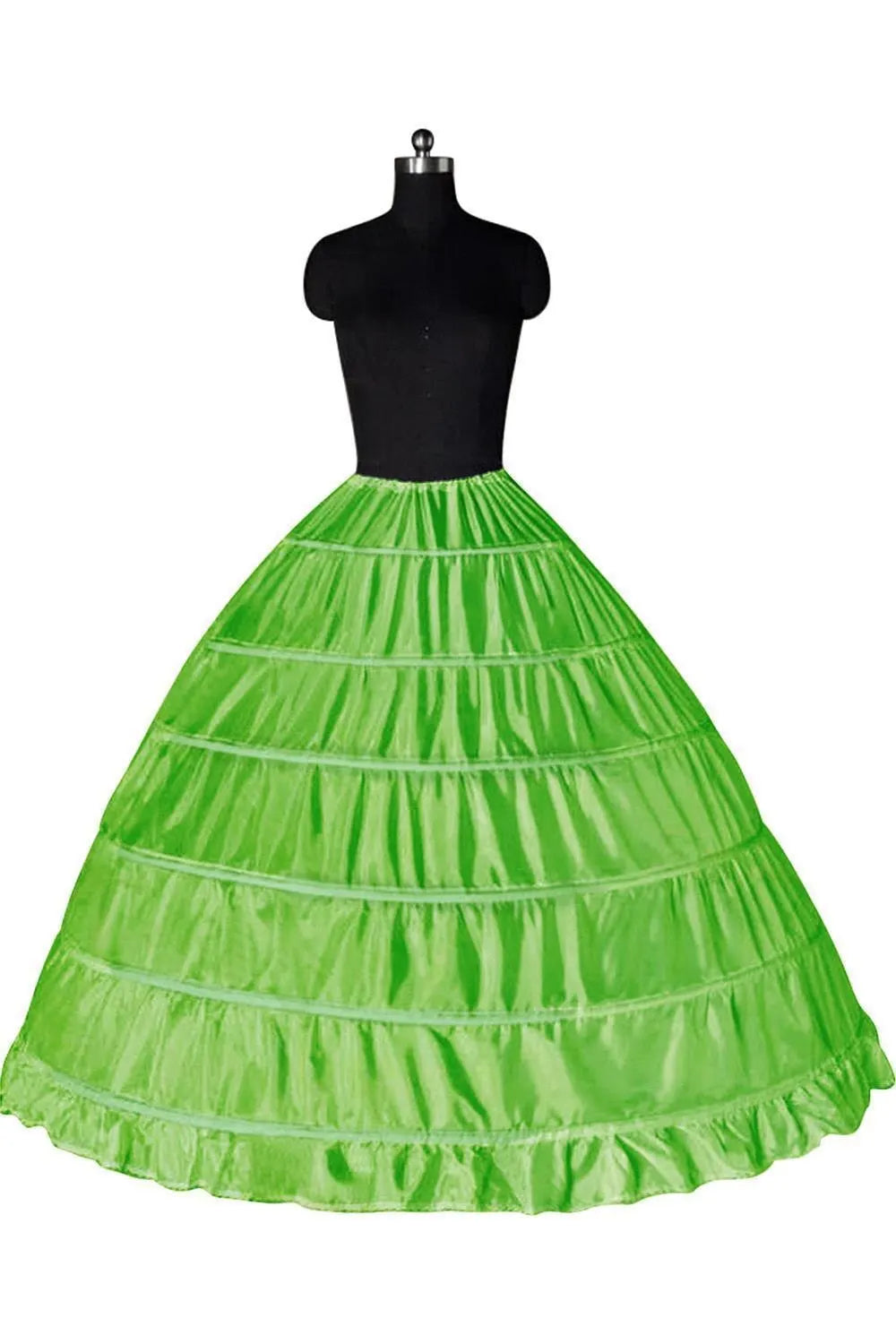 Babyonlinedress 6 Hoops Crinoline Ball Gown Wedding Petticoat Fluffy Underskirt Mariage Half Slips Wedding Accessories