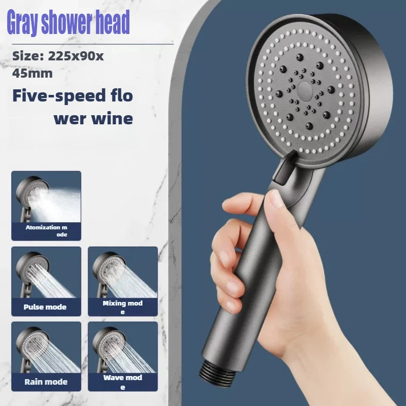 Adjustable High Pressure Shower Head Sunflower Shower Knobs Polishing for Showerhead Rainfall Faucet Tap Bathroom Bath Home