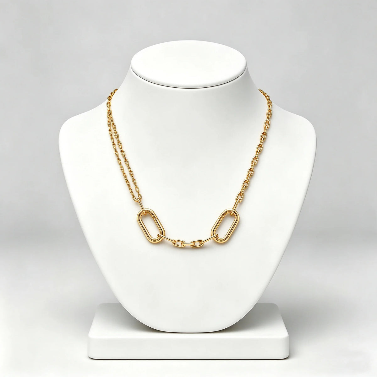 2026 New 925 Pure Silver Chain Y-shaped Necklace Two tone Splicing Necklace for Women's Fashion DIY Jewelry Gifts