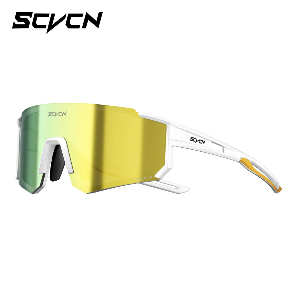 SCVCN New Outdoor Sport Cycling Sunglasses MTB Bike Cycling Hiking Eyewear Running Ultralight Men Women Pickleball UV400 Glasses