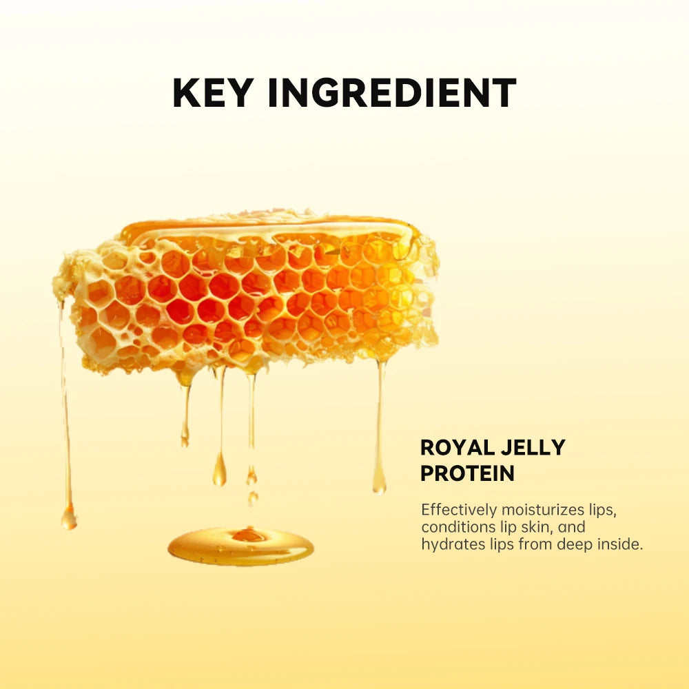 Honey Lip Balm Moisturizing Lip Mask Nourishing Anti-wrinkle Anti-cracking Unisex Lip Care Makeup Lip Lines Exfoliating