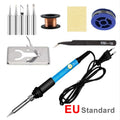 Multi-Kit Option Adjustable Temperature Electric Soldering Iron 60W Electric Soldering Iron Set Welding Solder Repair Tool