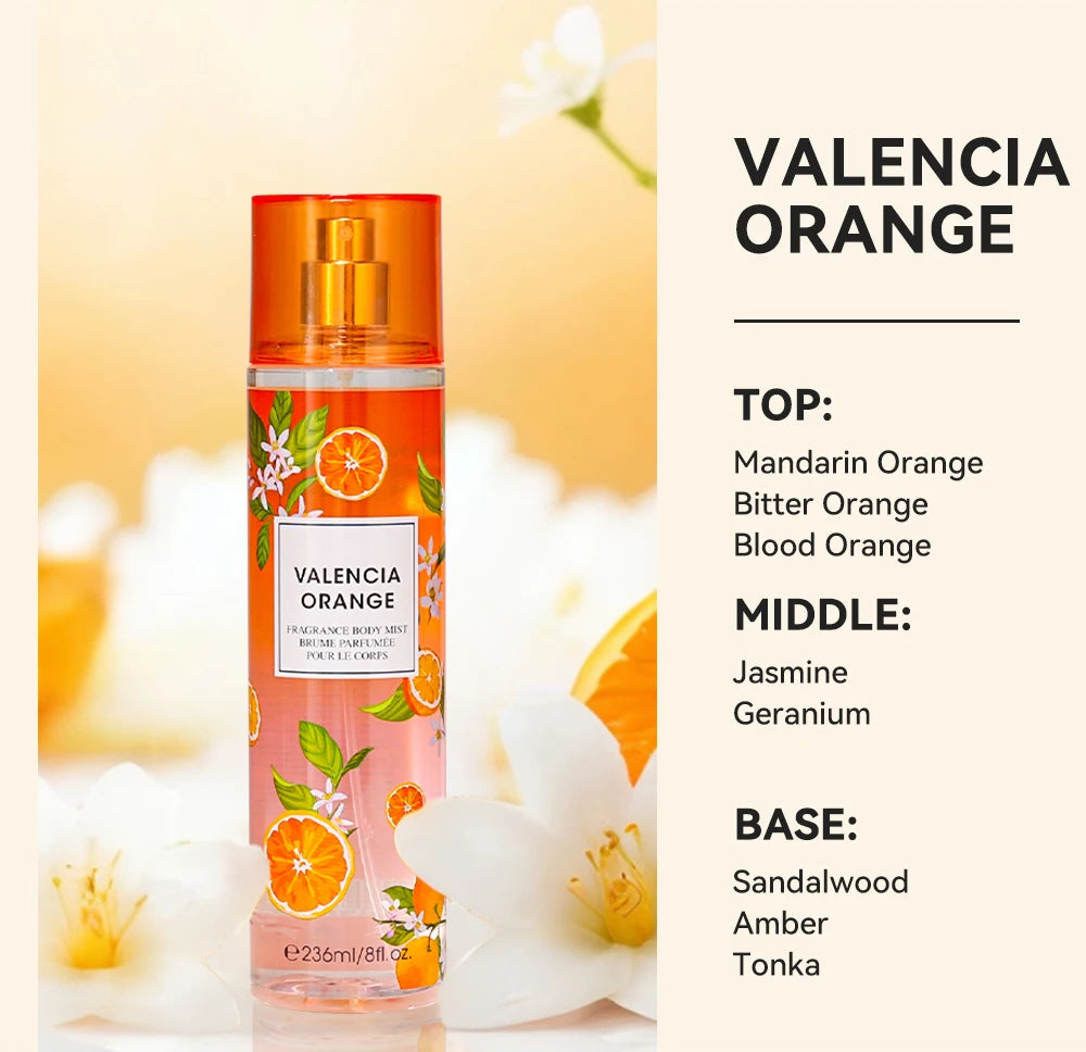 8 Fl.oz/236ml Hair & Body Mist for Women, Floral Fragrance Mist, Fresh Body Spray, Long-Lasting Perfume, Perfect for Daily Use