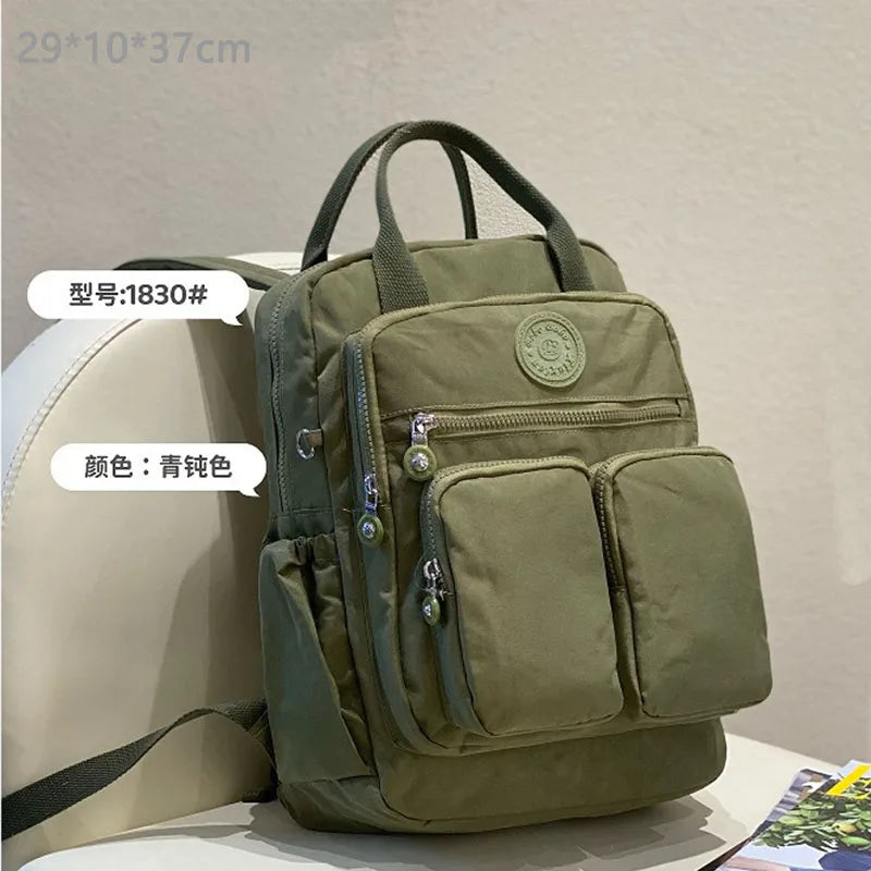 Korean Style Casual Backpack Women Lightweight Mini Backpack for Daily Commute Travel, Cute School Bag